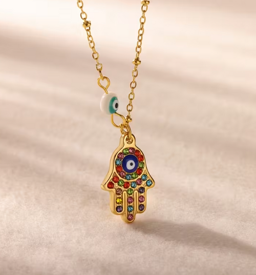 Colar -  Mão Hamsa