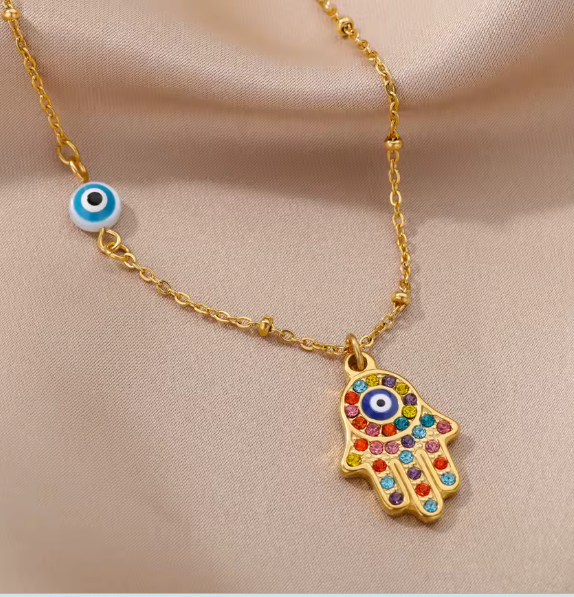 Colar -  Mão Hamsa